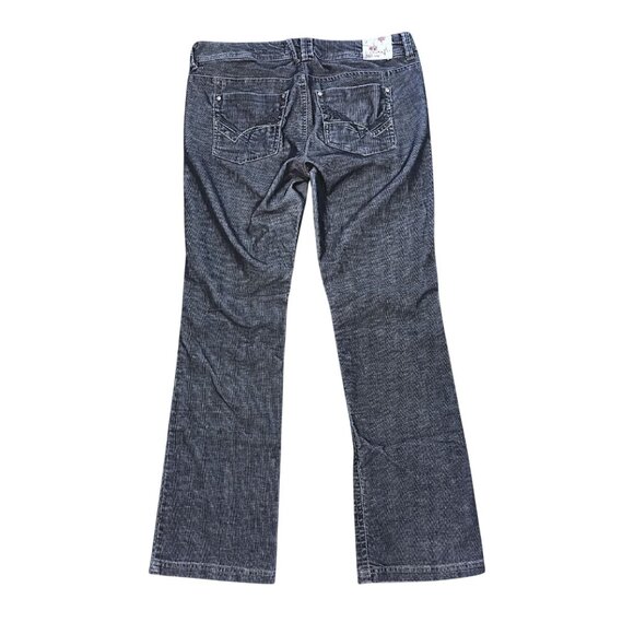 Z-Cavaricci Womens Size 12 Corduroy Jean Flared Leg Boho Y2K Style Mid Rise Pant - Picture 2 of 9